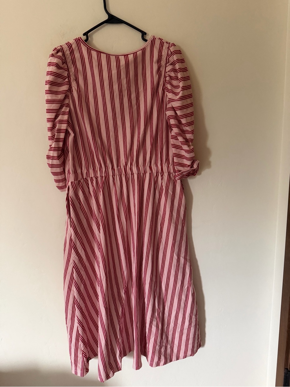 Matilda Jane Heart to Heart McIntosh Red Striped Knit Dress with Pockets - Picture 5 of 7